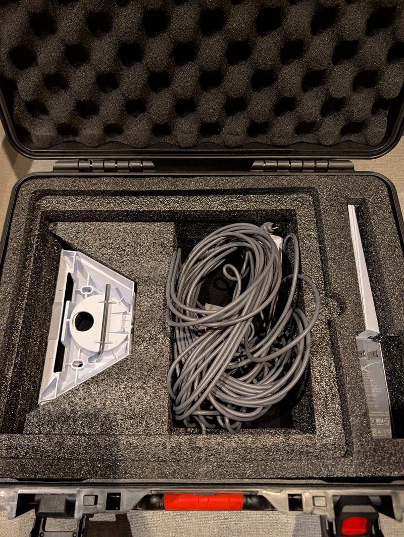 Case open with components